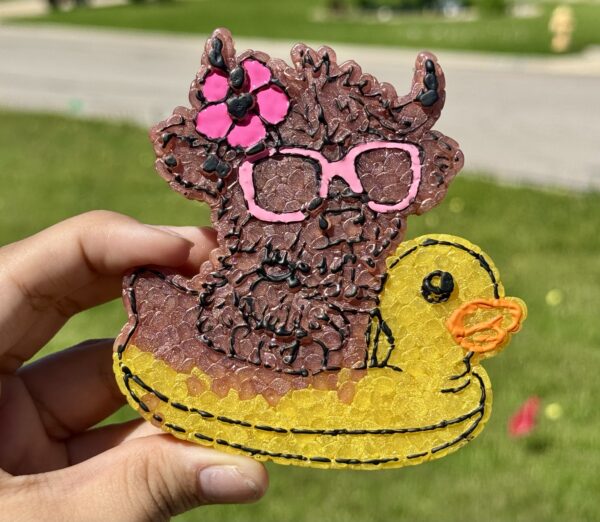 Highland Cow Floatie Freshie